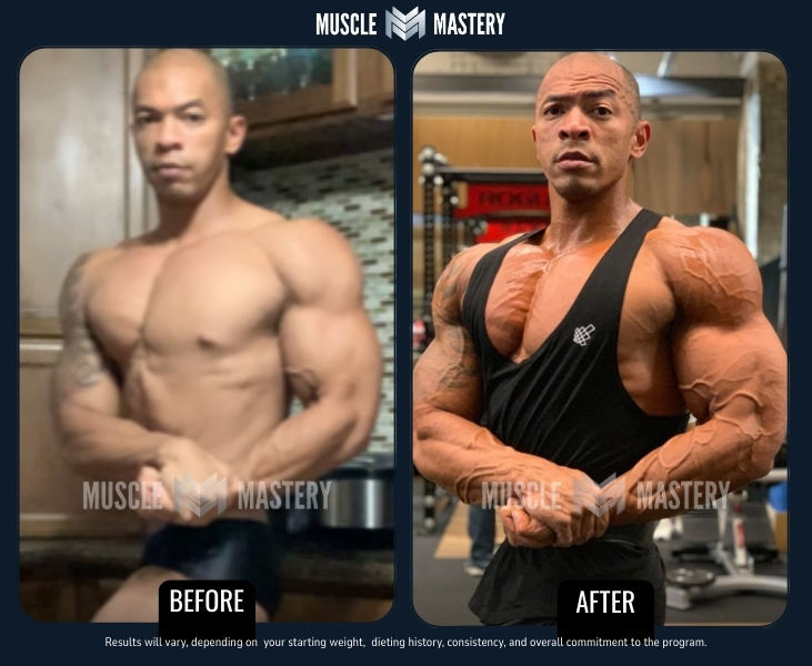 Muscle Mastery client transformation