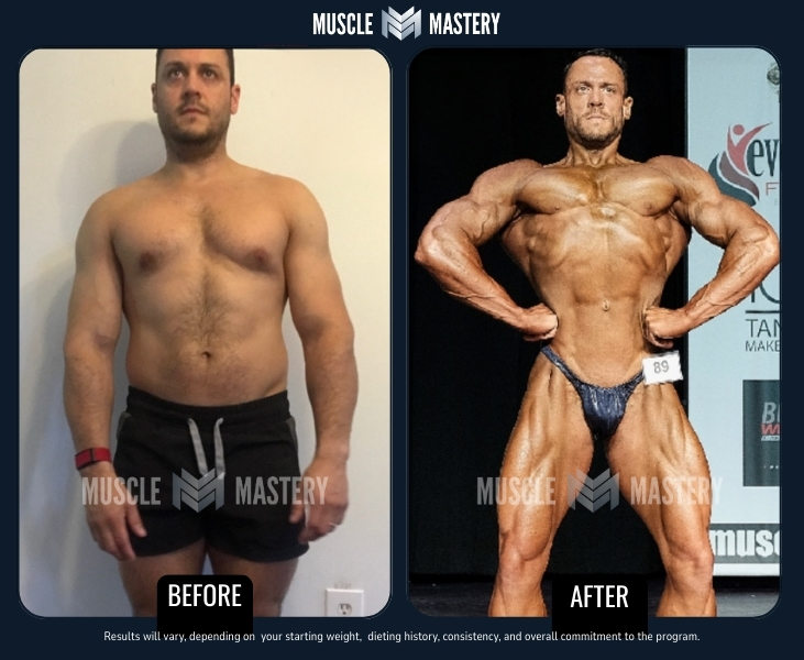 Muscle Mastery client transformation