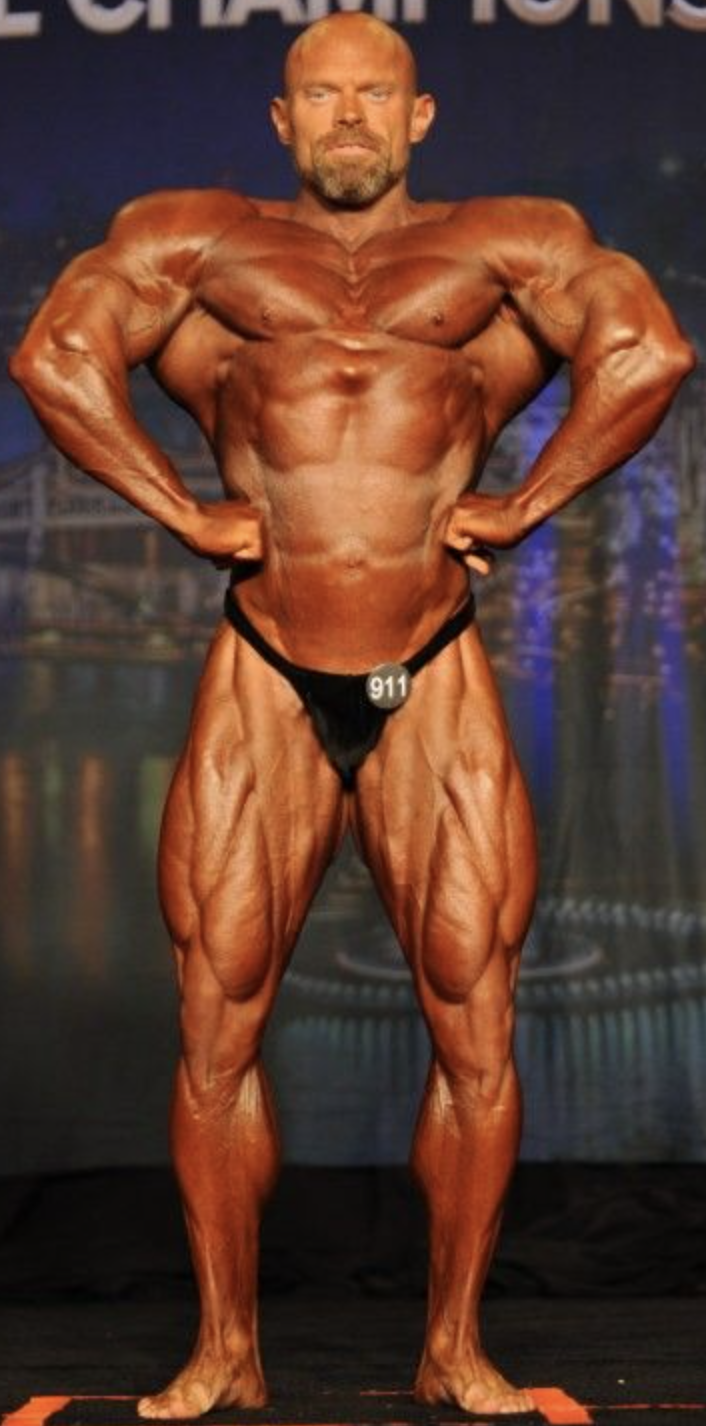 Jeff Later, front lat spread