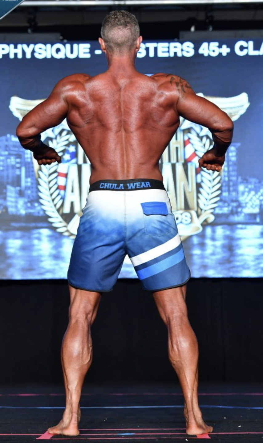 Men's Physique Masters 45+, back