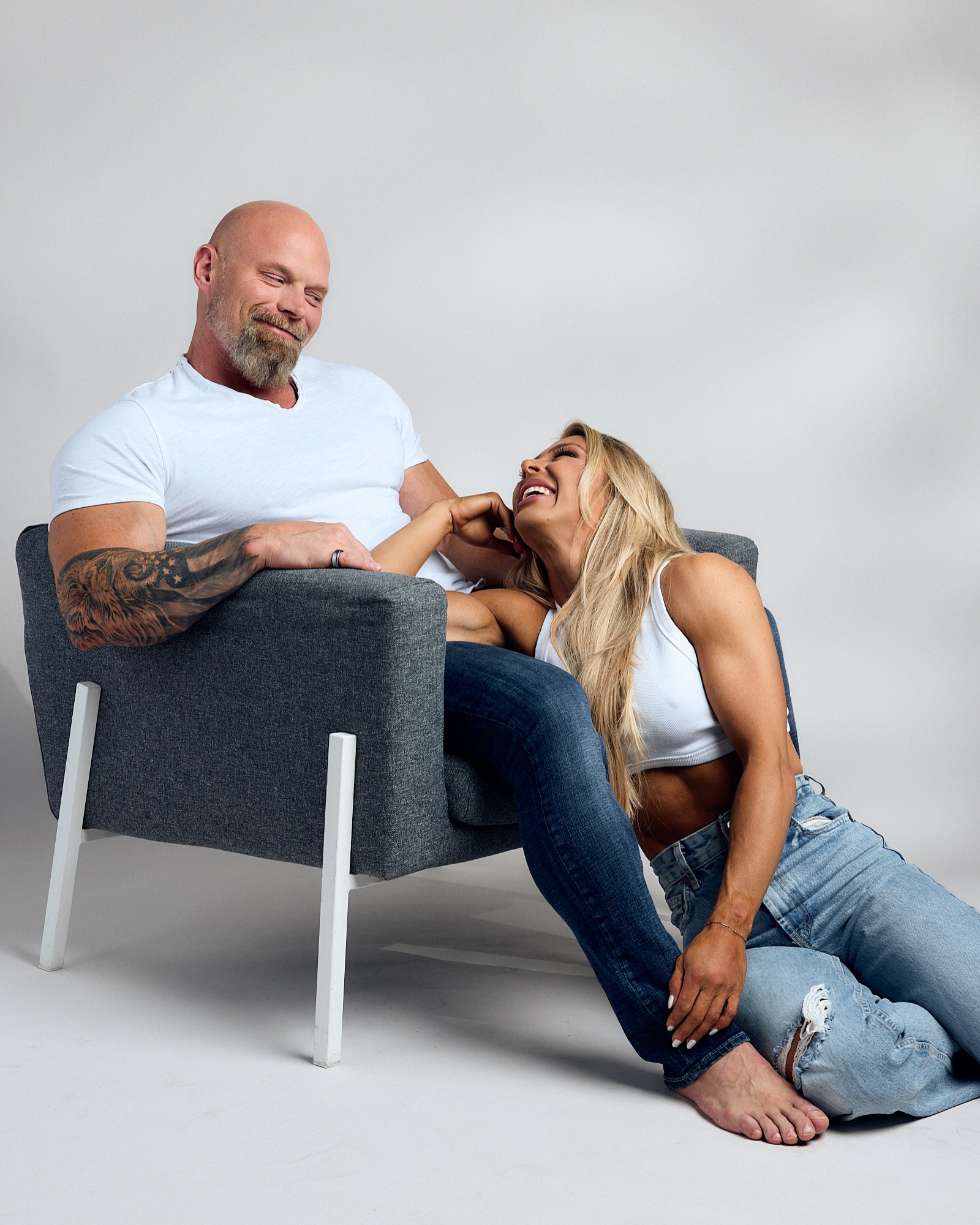 Jeff and Tanya, IFBB Pro husband and wife and founders of Muscle Mastery