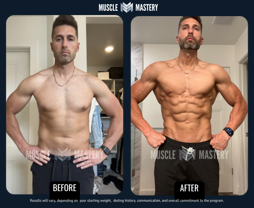 Muscle Mastery client transformation