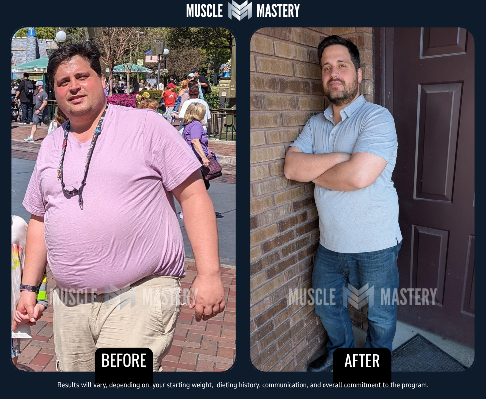 Muscle Mastery client transformation