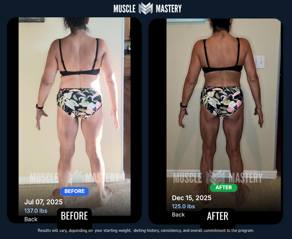 Muscle Mastery client transformation