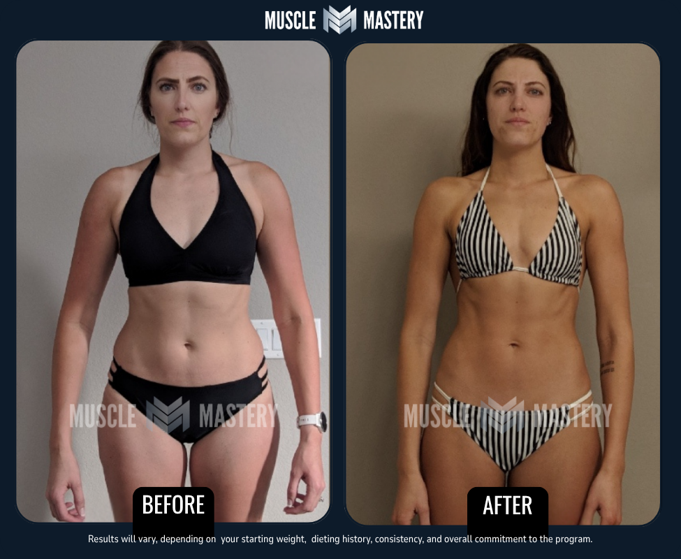 Muscle Mastery client transformation