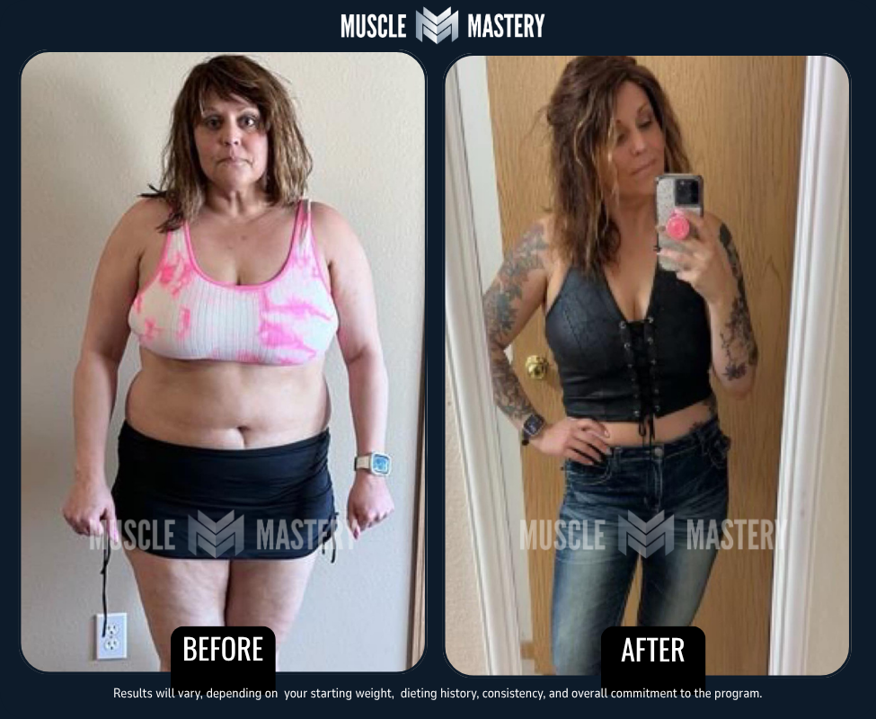 Muscle Mastery client transformation