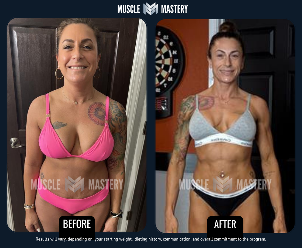 Muscle Mastery client transformation