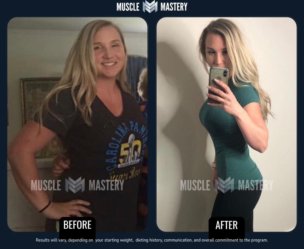 Muscle Mastery client transformation