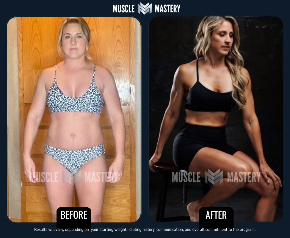 Muscle Mastery client transformation