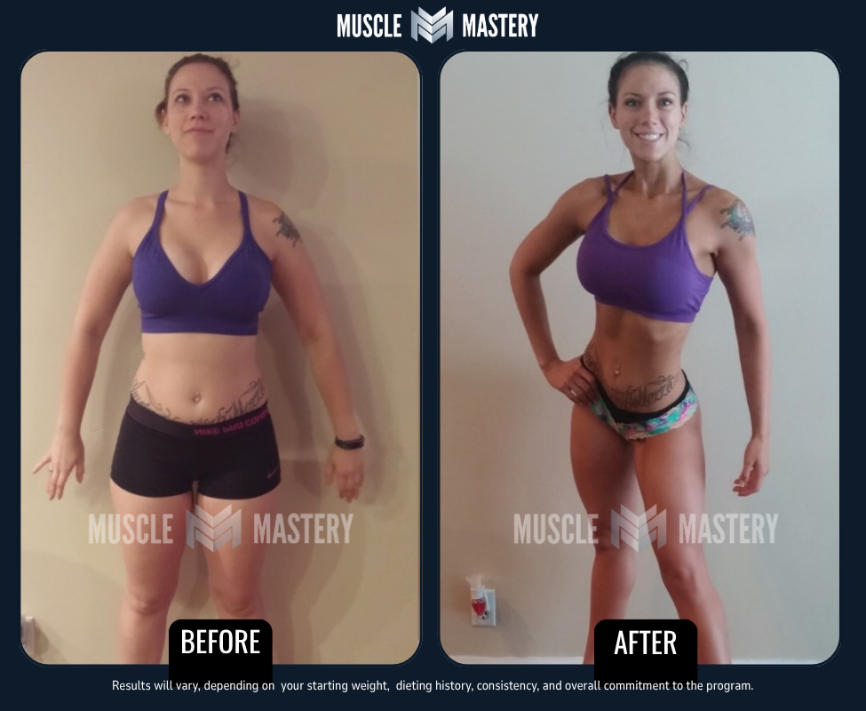 Muscle Mastery client transformation