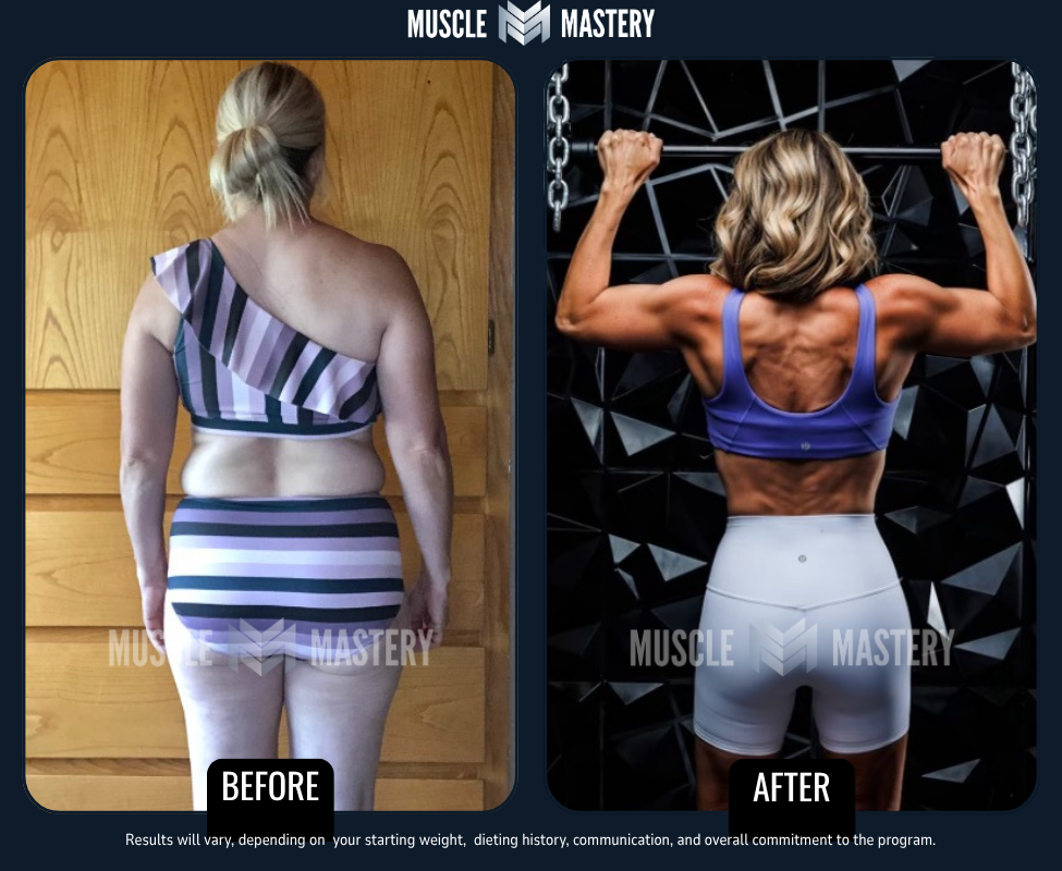 Muscle Mastery client transformation