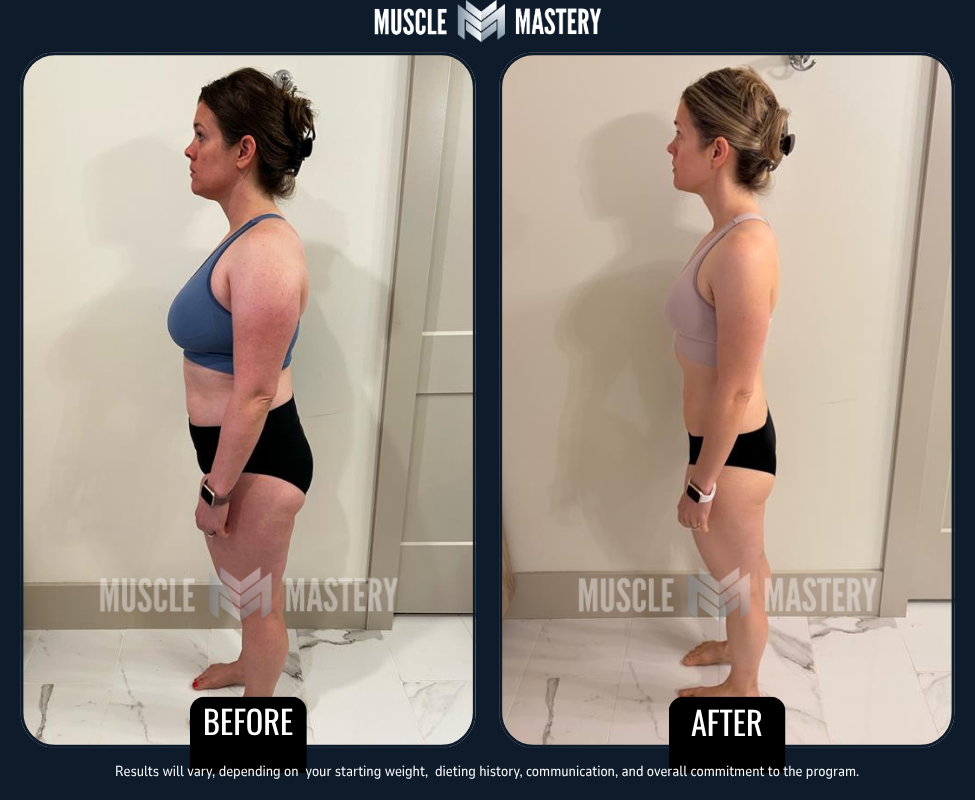 Muscle Mastery client transformation